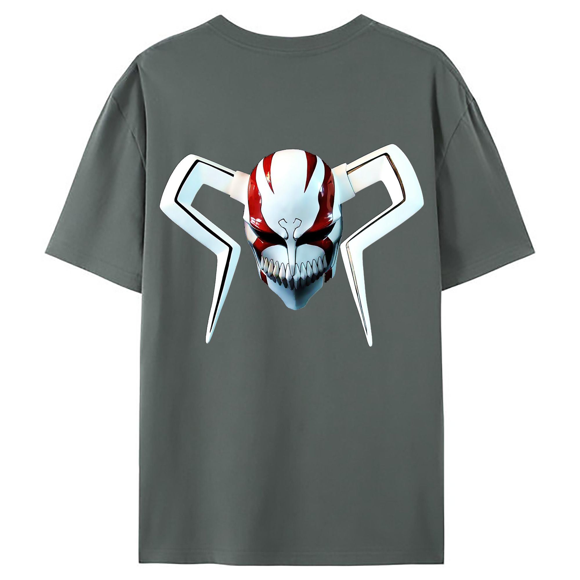 （画像用） ブリーチ 黒崎一護（くろさき いちご）BLEACH Kurosaki Ichigo 綿100％ メンズ半袖Tシャツ（バックプリント） 通気性